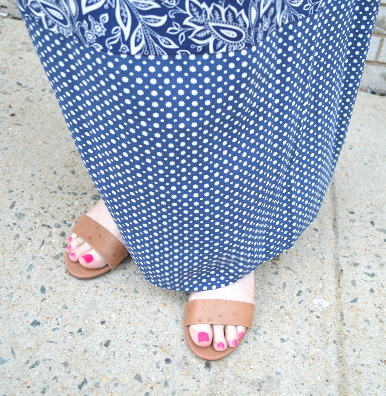Maxi Dress + Sandals