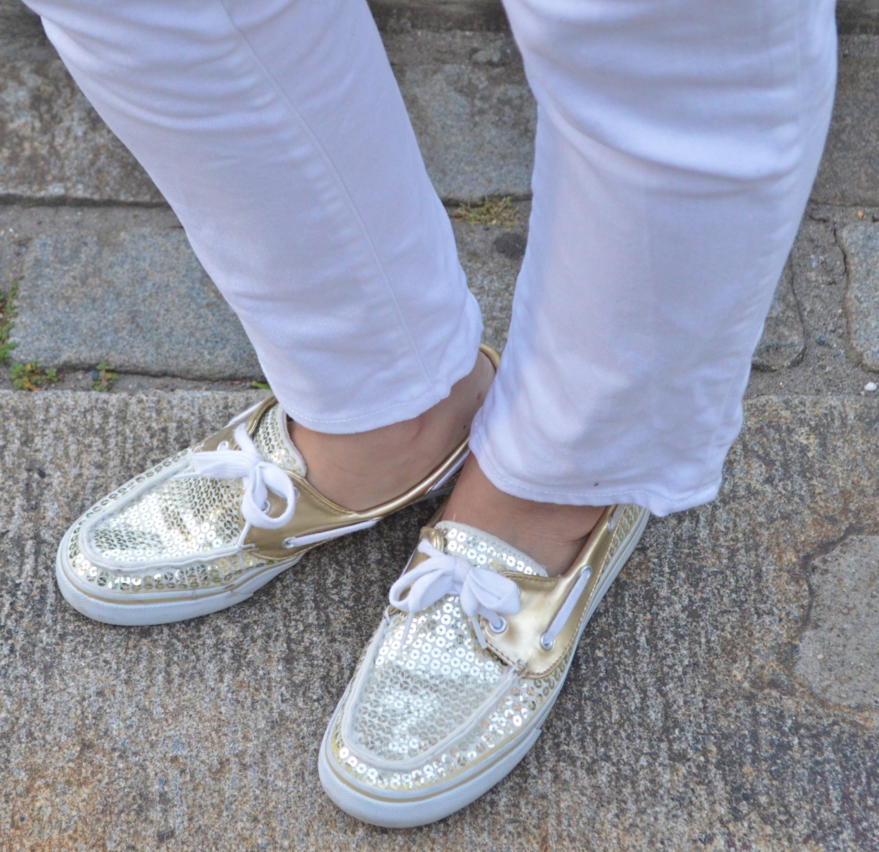 Sequin Boat Shoes