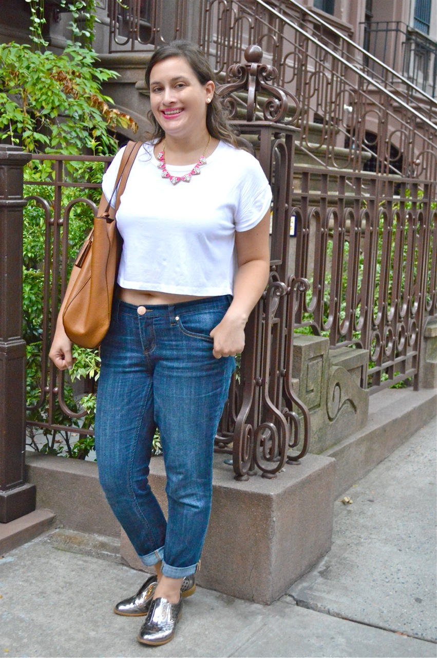 Cropped Tee + Jeans