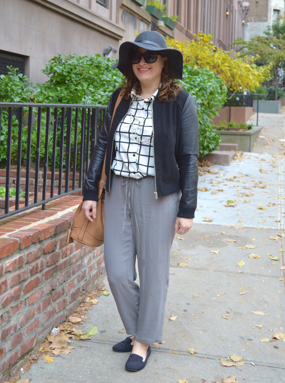 How to style slouchy pants