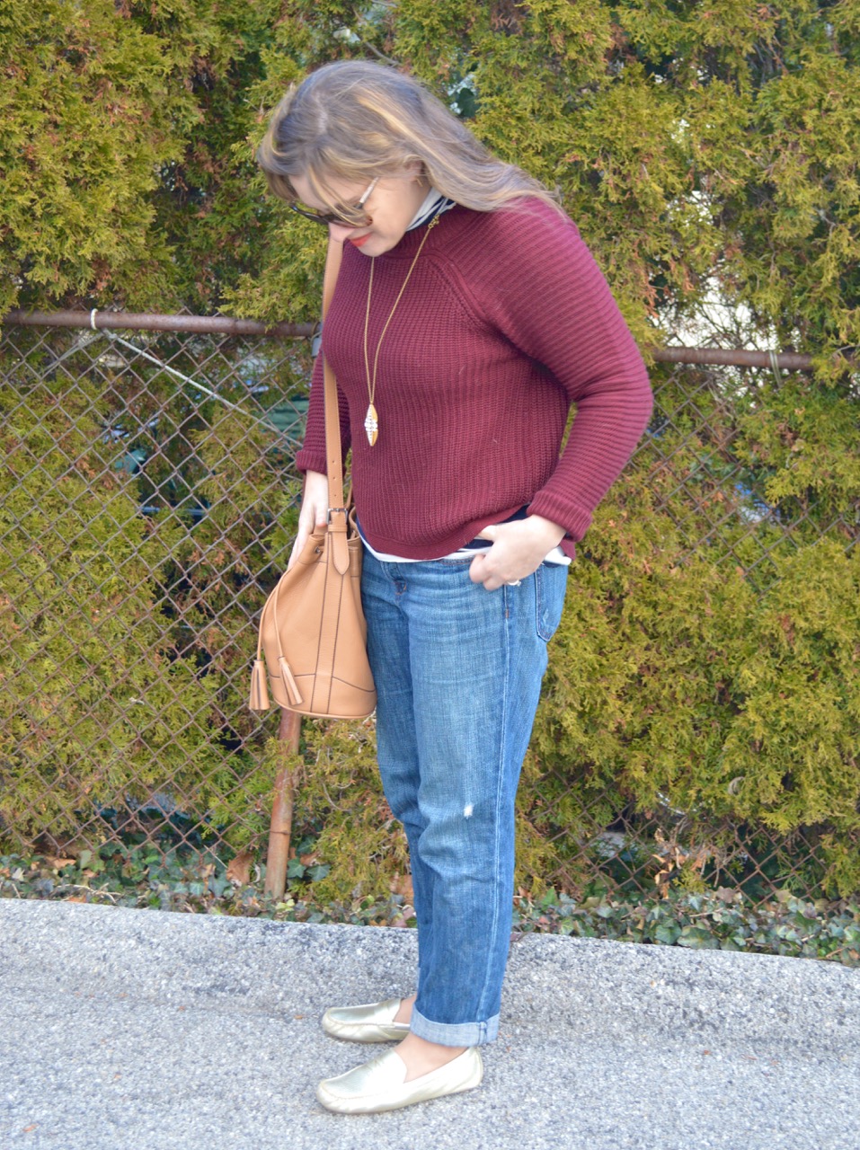 What to wear with boyfriend jeans