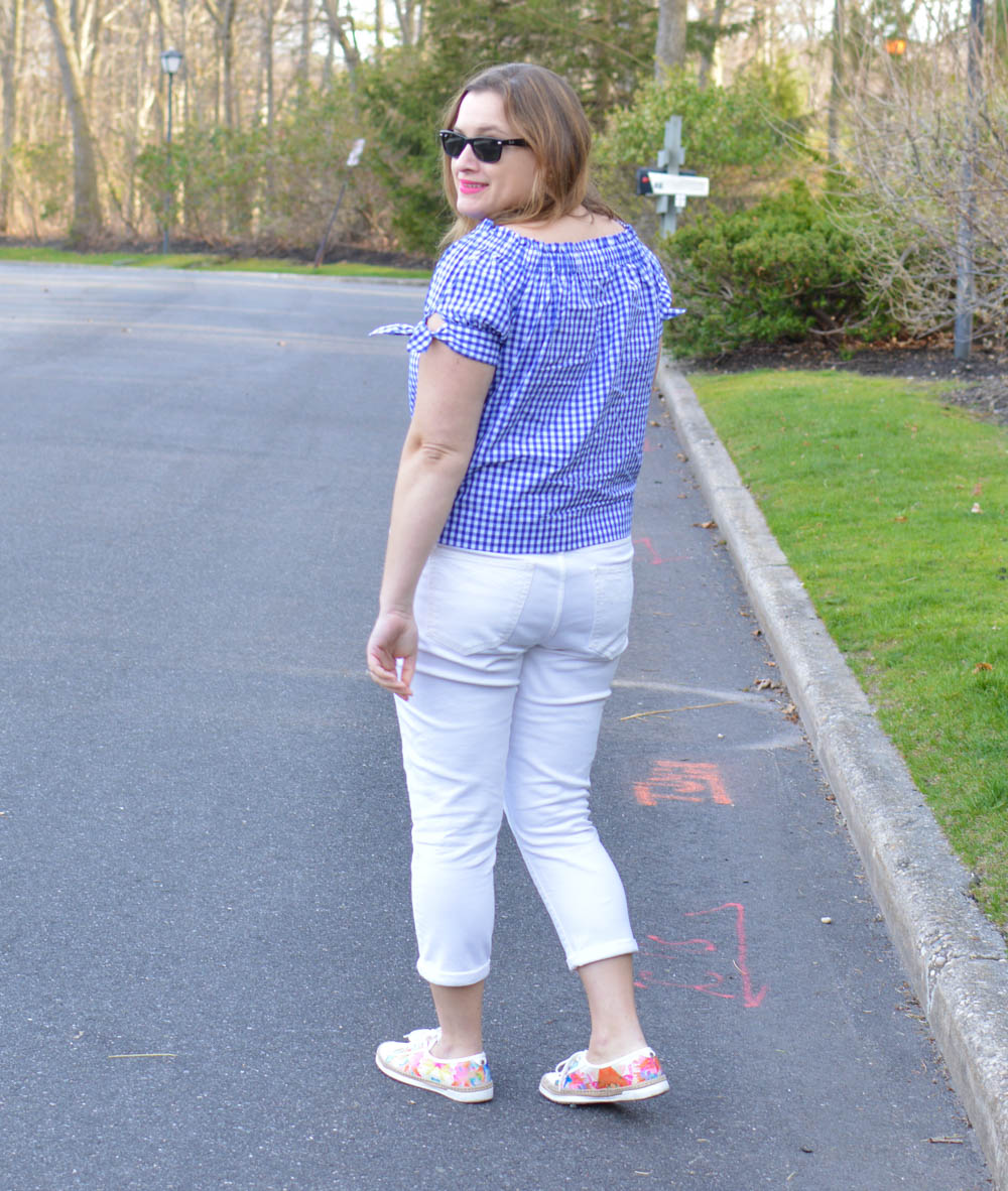 Preppy spring outfit
