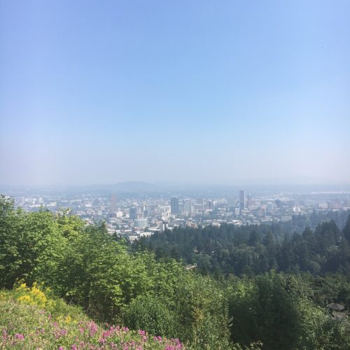View from Pittock Mansion