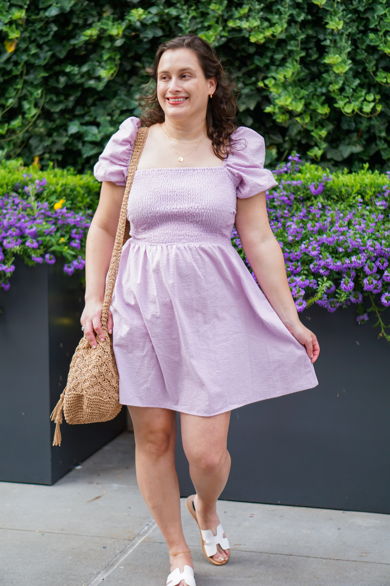 Lilac dress for summer