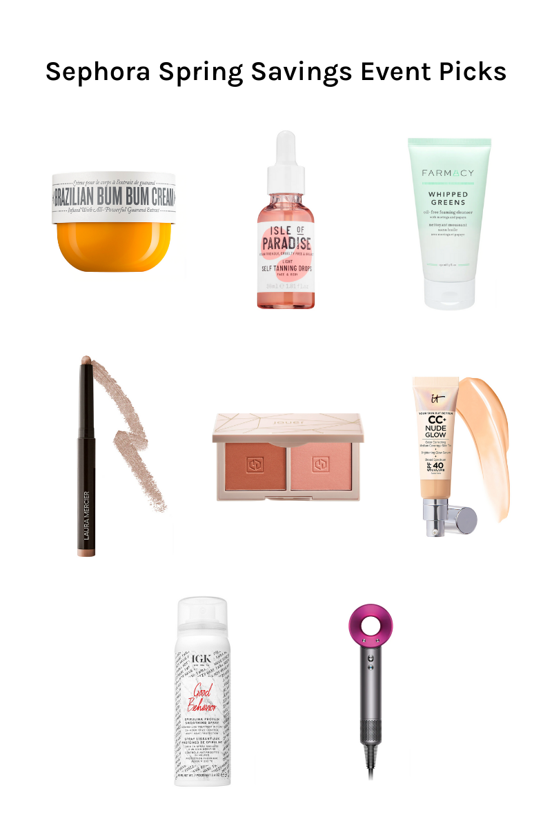what to buy during the Sephora spring savings event