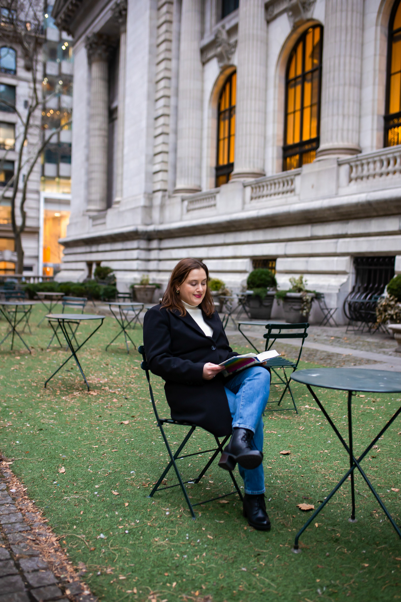 Reading at the New York Public Library